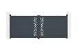 CASANOOV - Casanoov Portail battant 4 m SUNNY H.160  cm aluminium gris - vignette