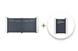 CASANOOV - Casanoov Portail battant 3 m HALTI H.160  cm + Portillon 1m HALTI H.160  cm aluminium gris - vignette