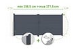 CASANOOV - Casanoov Portail battant ajustable en largeur 3,5 m EIGER H.180  cm alu gris - vignette