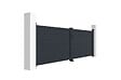 CASANOOV - Casanoov Portail battant 3,5 m EIGER H.115  cm aluminium gris - vignette