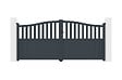 CASANOOV - Casanoov Portail battant 3,4 m MEIJE H.160  cm aluminium gris - vignette
