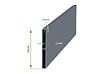 CASANOOV - Casanoov Portail battant 3,5 m VOGEL H.180  cm + Portillon 1m VOGEL H.180  cm aluminium gris - vignette