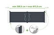 CASANOOV - Casanoov Portail battant ajustable en largeur 4 m LIFE H.120  cm alu gris - vignette