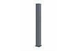 CASANOOV - Casanoov Portail battant 3 m CERVINA RUIVO H.140  cm aluminium gris + 2 Poteaux EIFEL 15x15  cm H.166 cm - vignette