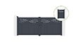 CASANOOV - Casanoov Portail battant 3,4 m HALTI H.140  cm alu + portillon HALTI H.140  cm GRIS - vignette