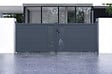 CASANOOV - Casanoov Portail battant 3,5 m VELETA H.120 aluminium gris - vignette