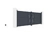 CASANOOV - Casanoov Portail battant 3,5 m VELETA H.120 aluminium gris - vignette