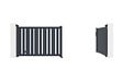 CASANOOV - Casanoov Portail battant 3,5 m VEYMONT H.120  cm aluminium gris - vignette