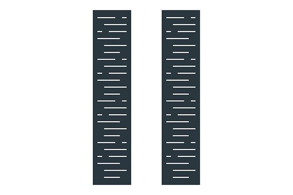 CASANOOV - Casanoov Portail battant 3 m ARLBERG H.160  cm + 2 poteaux H.190  cm aluminium gris - large