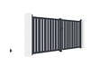 CASANOOV - Casanoov Portail battant 3,5 m VEYMONT H.160  cm aluminium gris - vignette