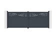 CASANOOV - Casanoov Portail battant 4 m HALTI H.160  cm aluminium gris - vignette