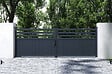 CASANOOV - Casanoov Portail battant 4 m NEVIS H.140  cm aluminium gris - vignette