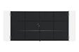 CASANOOV - Casanoov Portail battant acier 3,5 m NALI H.180  cm noir + Portillon H.180  cm noir - vignette