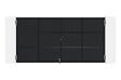 CASANOOV - Casanoov Portail battant acier 3,5 m NALI H.180  cm noir + Portillon H.180  cm noir - vignette