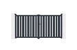 CASANOOV - Casanoov Portail battant 3 m VEYMONT H.160  cm aluminium gris - vignette
