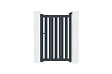 CASANOOV - Casanoov Portail battant 3x1,6 m VEYMONT + Portillon 1m VEYMONT H.160  cm gris - vignette