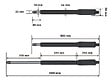 CASANOOV - Casanoov Portail battant 3 m CALANCIA H.180  cm lames persiennes aluminium gris + moteur RANGER B150 - vignette