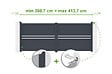 CASANOOV - Casanoov Portail battant ajustable en largeur 4 m CIMONE H.160  cm alu gris - vignette