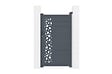 CASANOOV - Casanoov Portail battant 4 m SUNNY H.180  cm + Portillon 1m SUNNY H.180  cm aluminium gris - vignette