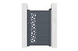 CASANOOV - Casanoov Portail battant 4 m SUNNY H.160  cm + Portillon 1m SUNNY H.160  cm aluminium gris - vignette