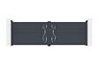 CASANOOV - Casanoov Portail battant 4 m LIFE H.120 aluminium gris - vignette