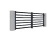 CASANOOV - Casanoov Portail battant 3 m ANTELAO H.110  cm aluminium gris - vignette