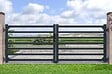 CASANOOV - Casanoov Portail battant 3 m ANTELAO H.110  cm aluminium gris - vignette
