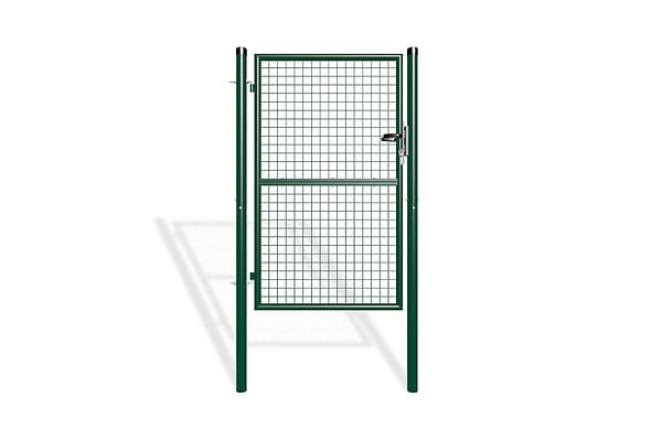 CASANOOV - Casanoov Portail battant grillagé 3 m OLGA H.150  cm + Portillon 1m OLGA H.150  cm Vert - large