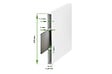 CASANOOV - Casanoov Portail battant 4 m VOGEL H.120  cm blanc aluminium - vignette