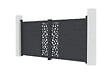 CASANOOV - Casanoov Portail battant 3 m RUIVO H.140  cm + Portillon 1m RUIVO H.140  cm aluminium gris - vignette