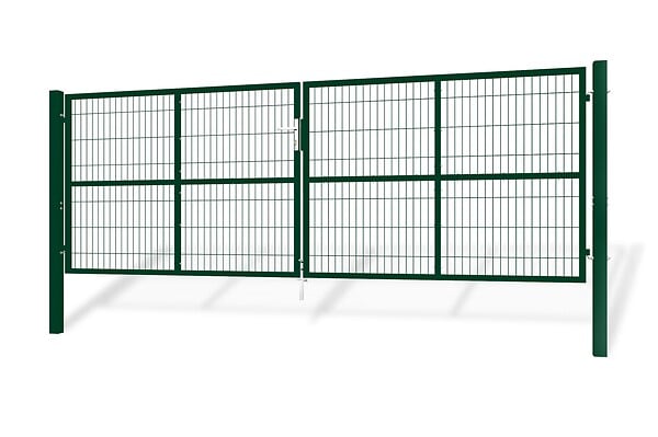 CASANOOV - Casanoov Portail battant grillagé 4 m H.140  cm RAZO + Portillon 1m RAZO H.140  cm Vert - large