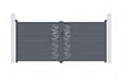 CASANOOV - Casanoov Portail battant 3,5 m ARLBERG H.160  cm aluminium gris - vignette