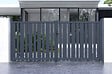 CASANOOV - Casanoov Portail battant 3,5x1,6 m VEYMONT + Portillon 1m VEYMONT H.160  cm gris - vignette