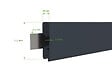 CASANOOV - Casanoov Portail battant 3 m DOLOMITE SUNNY H.140  cm aluminium gris - vignette