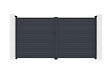CASANOOV - Casanoov Portail battant aluminium gris CALANCIA 3,5 m hauteur 180  cm - vignette