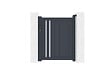 CASANOOV - Casanoov Pack portail battant 3,5x1,2 m GIONA + Portillon GIONA H.1,2 m gris - vignette