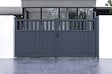 CASANOOV - Casanoov Portail battant 3,4 m SANTIS H.160 aluminium gris - vignette