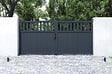 CASANOOV - Casanoov Portail battant 3,4 m SANTIS H.160 aluminium gris - vignette