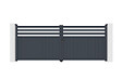 CASANOOV - Casanoov Portail battant 4 m NEVIS H.160  cm aluminium gris - vignette