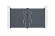 CASANOOV - Casanoov Portail battant 3 m LIFE H.180  cm aluminium gris - vignette