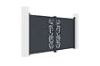CASANOOV - Casanoov Portail battant aluminium battant 3 m FOLYA H.160  cm gris - vignette