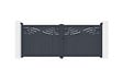 CASANOOV - Casanoov Portail battant 3,4 m HALTI H.140 aluminium gris - vignette