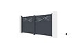 CASANOOV - Casanoov Portail battant 3,4 m HALTI H.140 aluminium gris - vignette