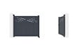 CASANOOV - Casanoov Portail battant 3,4 m HALTI H.140 aluminium gris - vignette