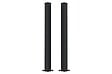 CASANOOV - Casanoov Portail battant acier noir mat 3 m NALI ARLBERG H.140  cm + 2 poteaux 10x10 acier CARMO - vignette