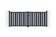 CASANOOV - Casanoov Portail battant 3 m VEYMONT H.120  cm aluminium gris - vignette