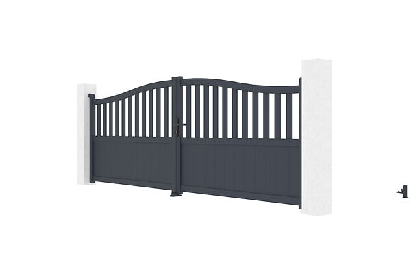 CASANOOV - Casanoov Portail battant 4 m MEIJE H.140  cm alu + motorisation BUNKER B500 - large