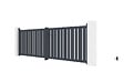 CASANOOV - Casanoov Portail battant 4 m VEYMONT H.120  cm aluminium gris - vignette