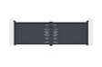 CASANOOV - Casanoov Portail battant 4 m ARLBERG H.120 aluminium gris - vignette