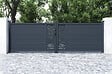 CASANOOV - Casanoov Portail battant 4 m ARLBERG H.120 aluminium gris - vignette